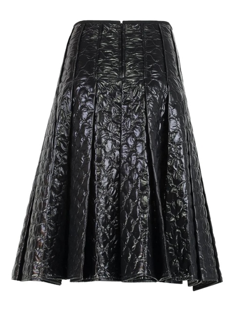 Moncler padded logo-patch skirt - Black - zdjęcie produktu nr 2