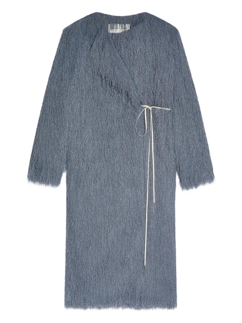 DRIES VAN NOTEN wrap coat - Blue - zdjęcie produktu nr 1