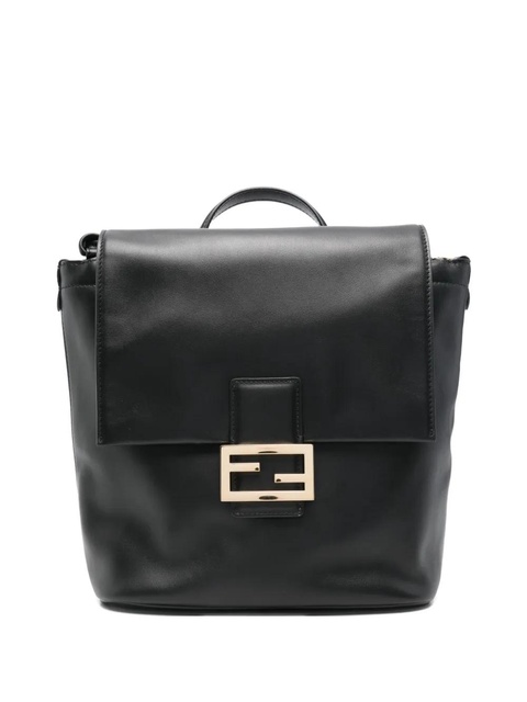 FENDI leather backpack - Black - zdjęcie produktu nr 1