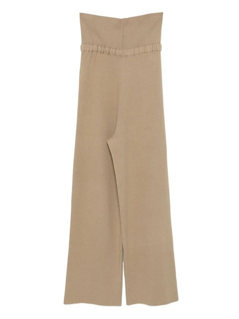 Aya Muse ribbed knitted trousers - Neutrals - zdjęcie produktu nr 2