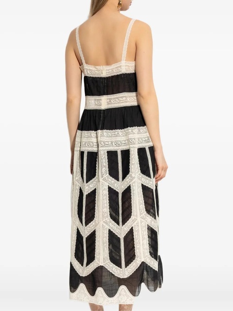 ZIMMERMANN lace-insert dress - Black - zdjęcie produktu nr 2