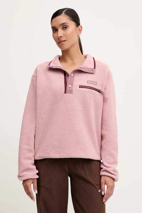Columbia bluza sportowa Helvetia kolor różowy gładka 2092231 - zdjęcie produktu nr 1