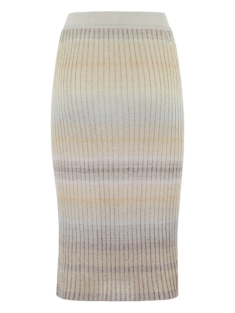 Missoni ribbed-knit skirt - Neutrals - zdjęcie produktu nr 2
