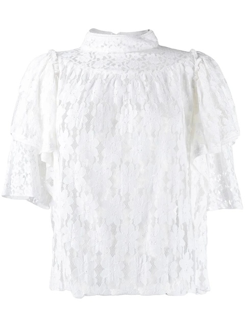 MARANT ÉTOILE Victorian lace blouse - White - zdjęcie produktu nr 1