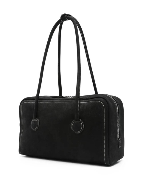 Marge Sherwood top-handle calf-suede shoulder bag - Black - zdjęcie produktu nr 2