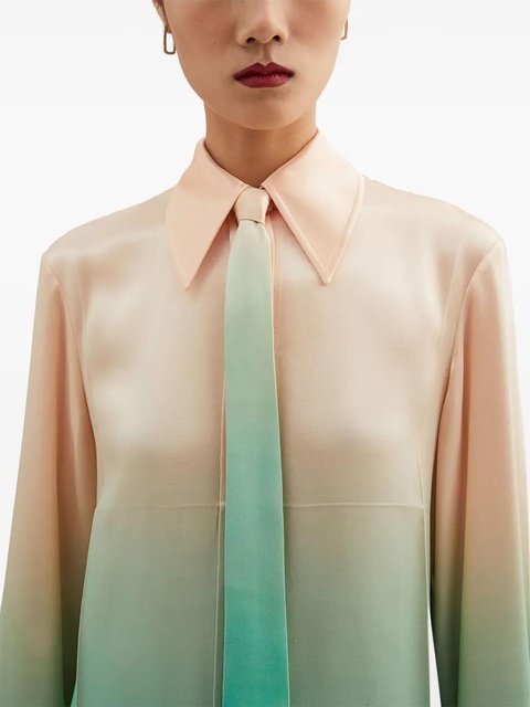 Jil Sander tie-detail shirt - Pink - zdjęcie produktu nr 2