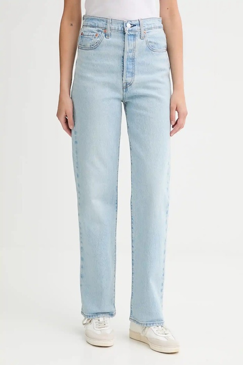 Levi's jeansy RIBCAGE FULL LENGTH damskie high waist 79078.0045 - zdjęcie produktu nr 1