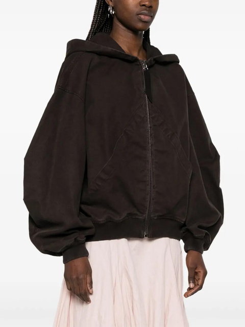 The Attico hooded bomber jacket - Brown - zdjęcie produktu nr 2