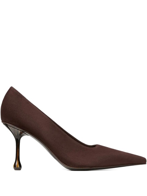 Jimmy Choo 80mm Ixia pointed-toe pumps - Brown - zdjęcie produktu nr 1