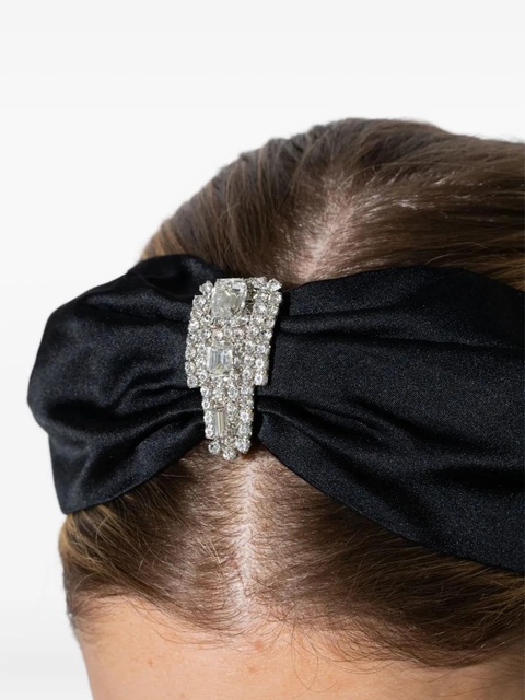 Jennifer Behr Katalina embellished headband - Black - zdjęcie produktu nr 2