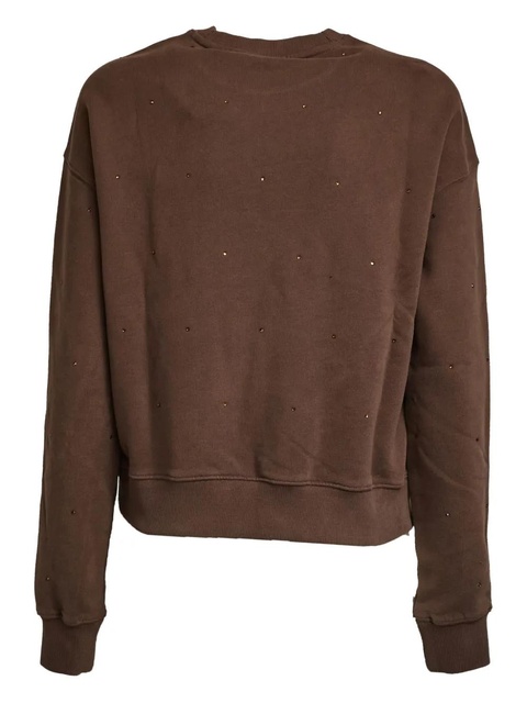 MC2 Saint Barth strass casey sweatshirt - Brown - zdjęcie produktu nr 2