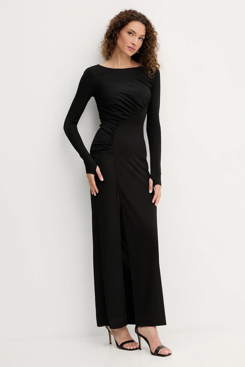Twinset sukienka kolor czarny maxi dopasowana 252TF2030 - zdjęcie produktu nr 1