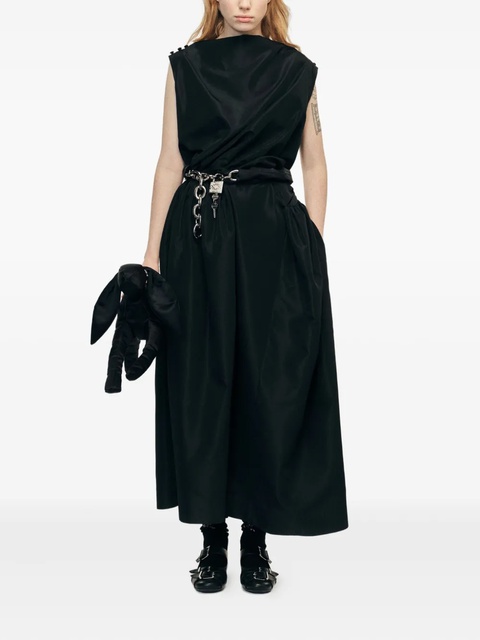 Simone Rocha draped maxi dress - Black - zdjęcie produktu nr 1
