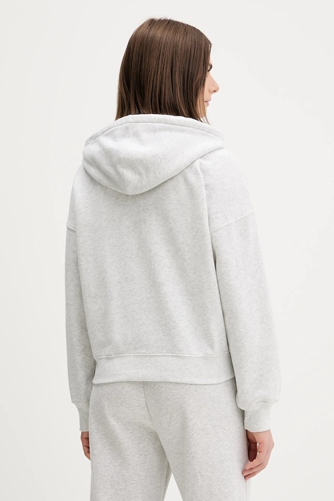 Abercrombie & Fitch bluza damska kolor szary z kapturem melanżowa KI152-5417-912 - zdjęcie produktu nr 2