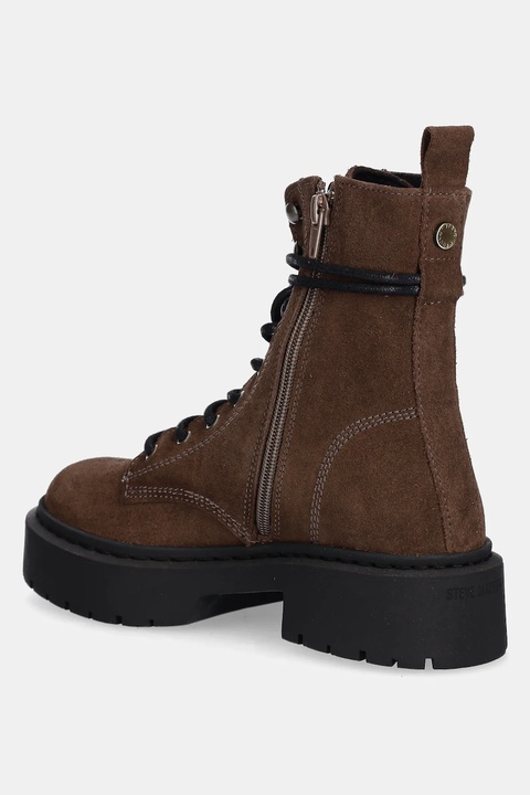 Steve Madden workery zamszowe Gusto damskie kolor brązowy na platformie 11003330 - zdjęcie produktu nr 2