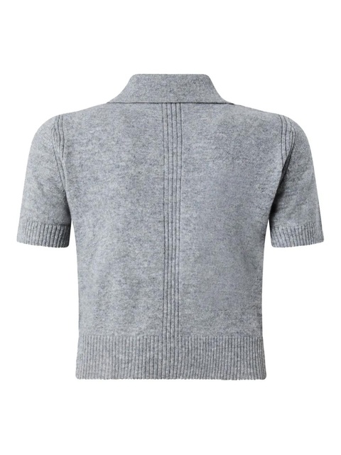 PINKO short-sleeve polo top - Grey - zdjęcie produktu nr 2