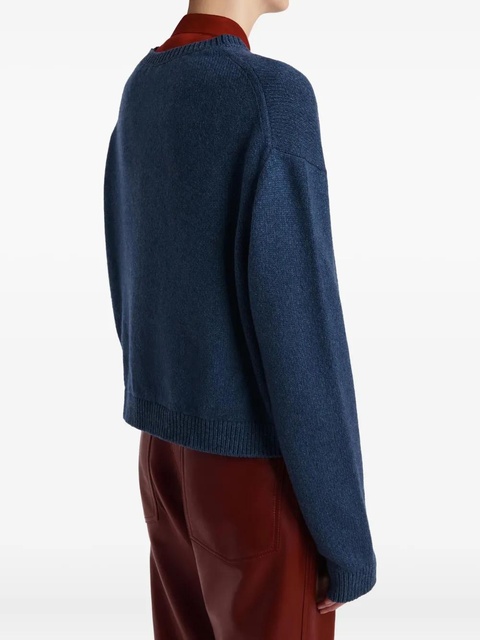 KHAITE cashmere sweater - Blue - zdjęcie produktu nr 1