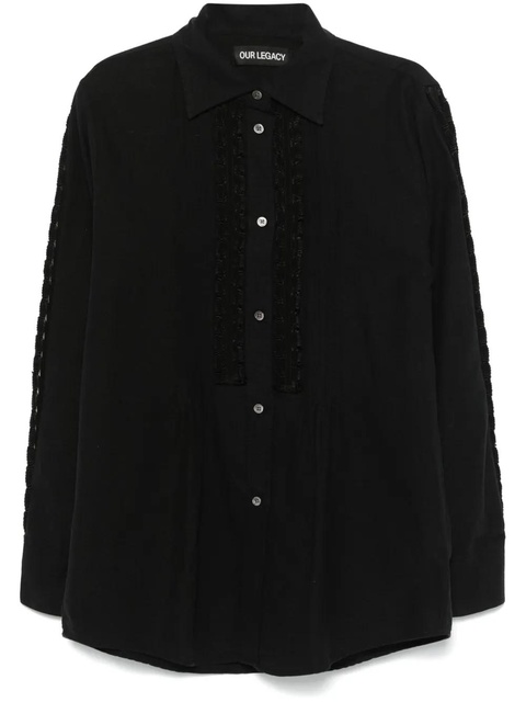 OUR LEGACY Sincere shirt - Black - zdjęcie produktu nr 1