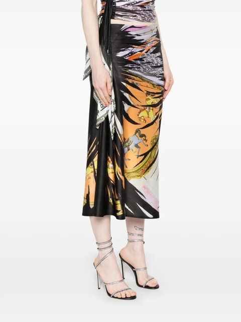 Diesel O-Pary midi skirt - Blue - zdjęcie produktu nr 2