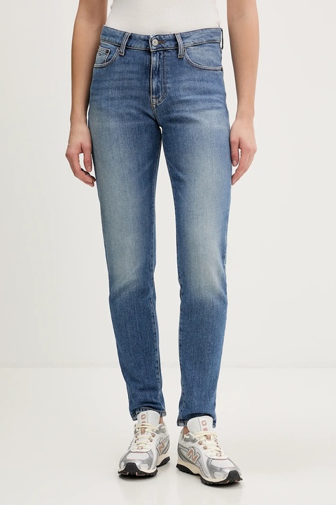 Tommy Jeans jeansy damskie kolor niebieski DW0DW22434 - zdjęcie produktu nr 1