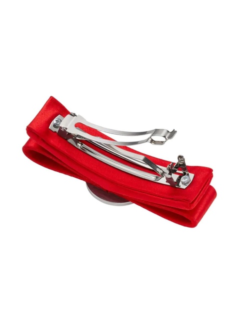 Versace Right Gianni Ribbon hair clip - Red - zdjęcie produktu nr 2
