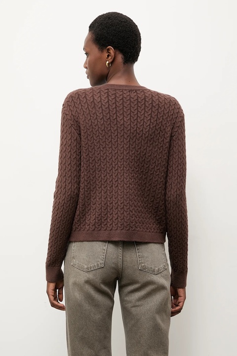 Answear.LAB kardigan damski kolor brązowy - zdjęcie produktu nr 2