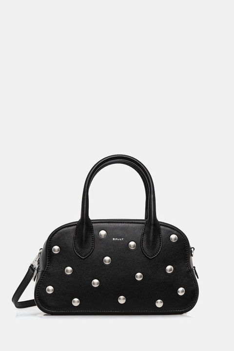 Bally torebka skórzana kolor czarny WAS02L - zdjęcie produktu nr 1