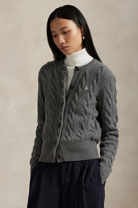 Polo Ralph Lauren sweter damski kolor szary 211972104 - zdjęcie produktu nr 1