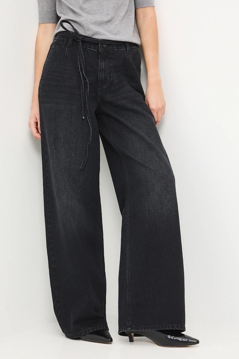 Medicine jeansy bawełniane damskie kolor czarny - zdjęcie produktu nr 1