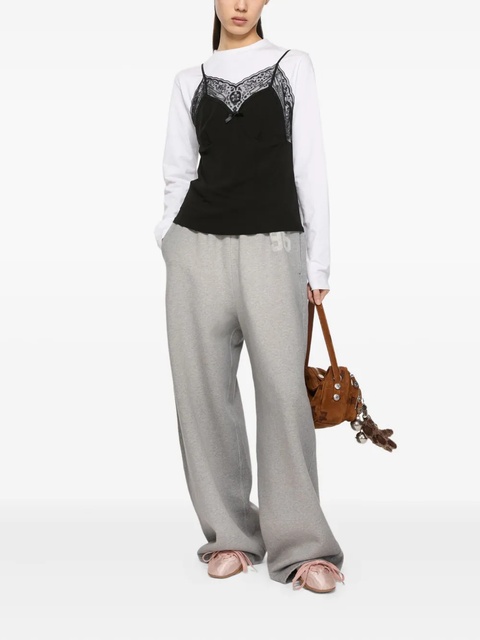 Acne Studios logo-print sweatpants - Grey - zdjęcie produktu nr 2