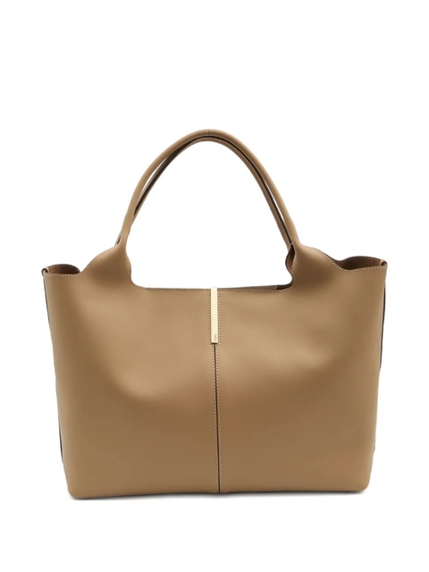 Tod's medium top-handle gold-bar tote bag - Neutrals - zdjęcie produktu nr 1