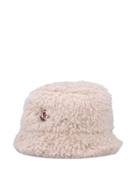 Moncler textured bucket hat - Neutrals - zdjęcie produktu nr 1