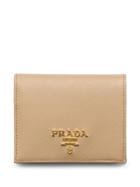 Prada small Saffiano leather wallet - Neutrals - zdjęcie produktu nr 1