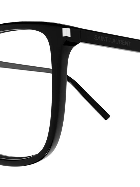 Saint Laurent Eyewear geometric glasses - Black - zdjęcie produktu nr 1