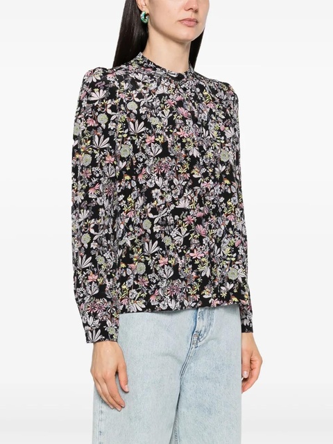 Zadig&Voltaire Tchin Kaya floral-print blouse - Black - zdjęcie produktu nr 2