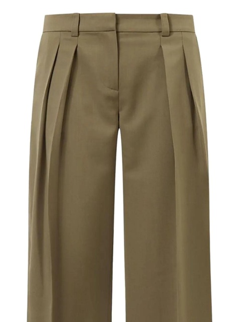 The Frankie Shop Daytona pleated trousers - Green - zdjęcie produktu nr 2
