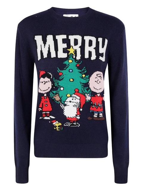 MC2 Saint Barth Peanuts Christmas sweater - Blue - zdjęcie produktu nr 1