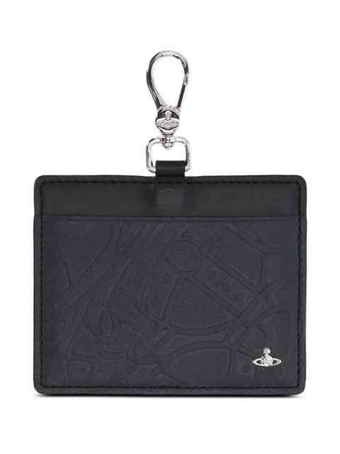 Vivienne Westwood embossed-desing logo-Orb Wallet - Black - zdjęcie produktu nr 1