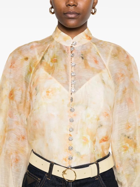 ZIMMERMANN Crush shirt - Yellow - zdjęcie produktu nr 2