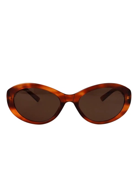 Balenciaga Eyewear oval-frame sunglasses - Brown - zdjęcie produktu nr 1