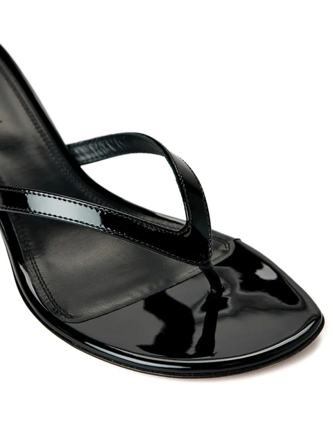 Amina Muaddi 45mm Juliette thong sandals - Black - zdjęcie produktu nr 2