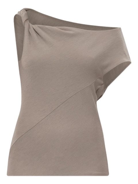 ENTIRE STUDIOS one-shoulder draped top - Neutrals - zdjęcie produktu nr 1