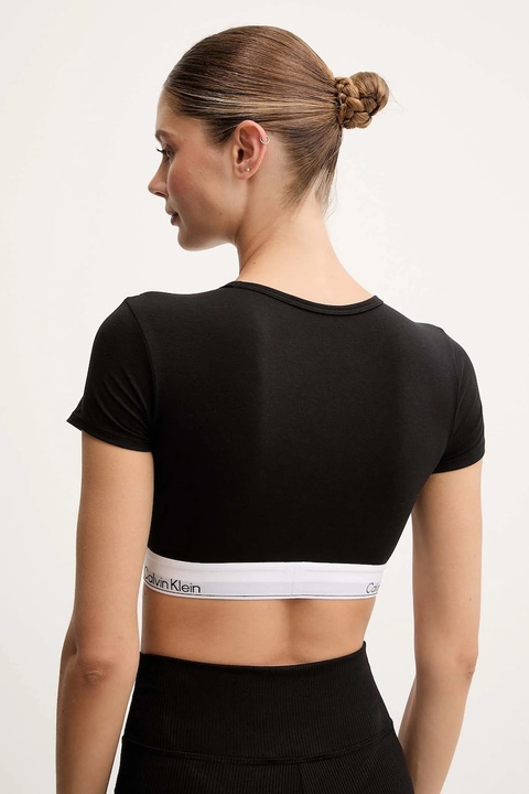 Calvin Klein Underwear t-shirt damski kolor czarny LV00QF8495 - zdjęcie produktu nr 2