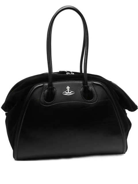 Vivienne Westwood medium Shirley curved top-handle tote bag - Black - zdjęcie produktu nr 1