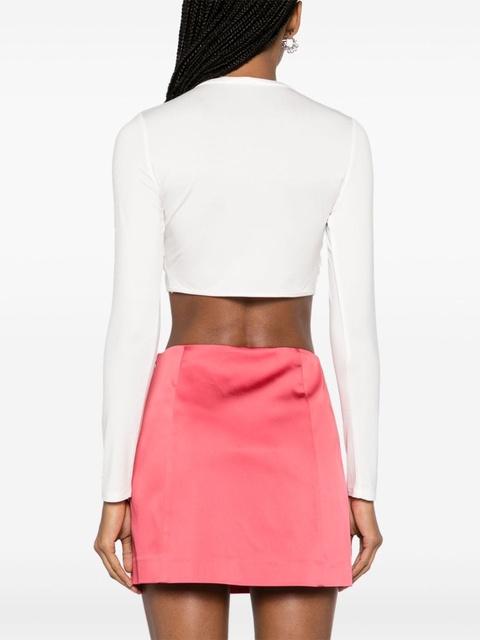 Cult Gaia Avani twisted crop top - White - zdjęcie produktu nr 2