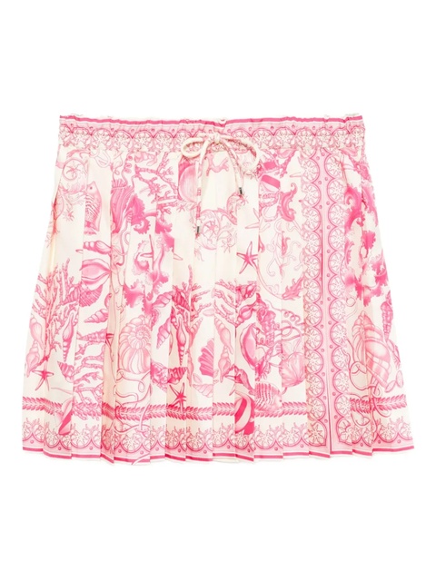 Versace graphic-print skirt - Neutrals - zdjęcie produktu nr 1