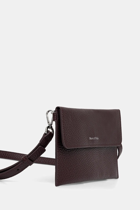 Marc O'Polo torebka skórzana kolor bordowy 5000007742 - zdjęcie produktu nr 1