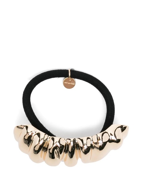 Self-Portrait logo-engraved hair cuff - Gold - zdjęcie produktu nr 1