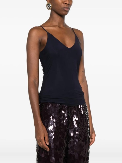 Jil Sander V-neck spaghetti-strap top - Black - zdjęcie produktu nr 1