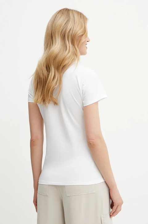 Liu Jo t-shirt bawełniany damski kolor biały WA5478.J6410 - zdjęcie produktu nr 2